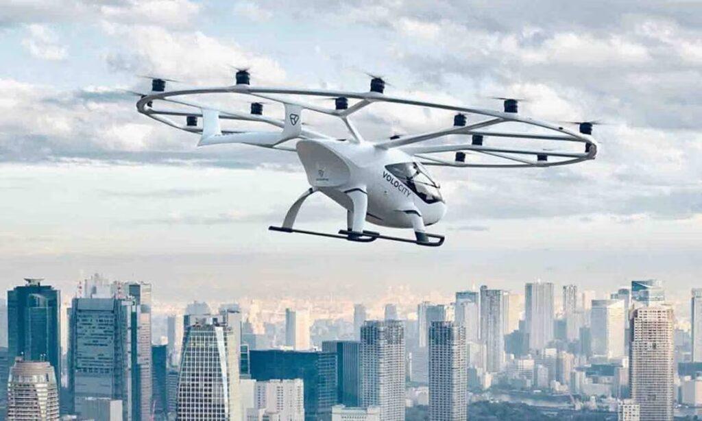 Noticia: Taxí aéreo realiza primer vuelo de prueba en Estados Unidos. El futuro aterriza en el aeropuerto de Tampa en Florida