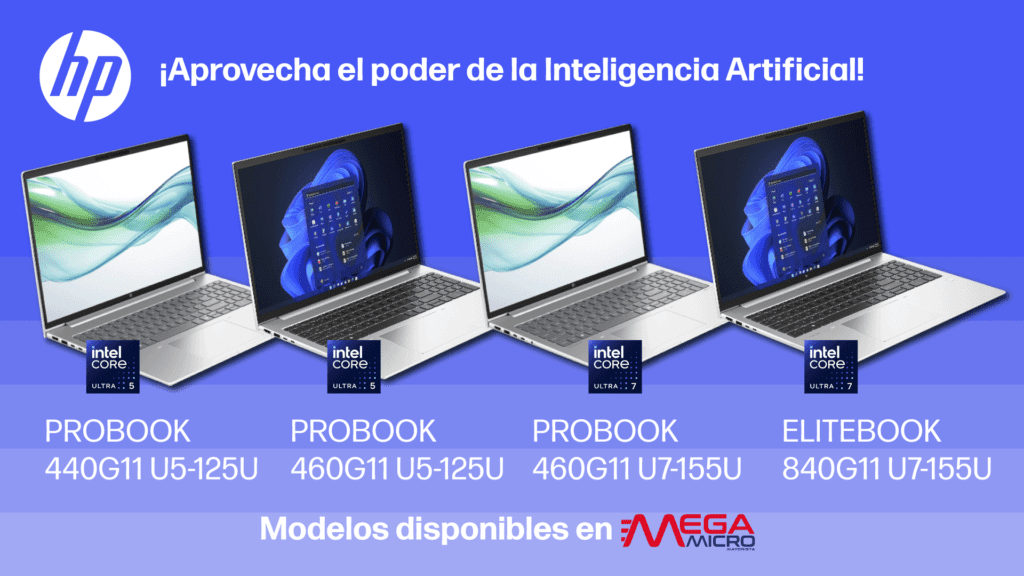 La revolución de las laptops HP impulsadas por procesadores Intel Core Ultra con IA