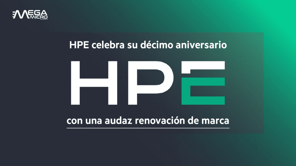Hewlett Packard Enterprise celebra su décimo aniversario con una audaz renovación de marca